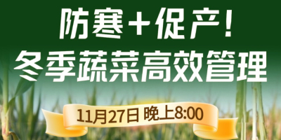 《细说农技》专家张宝林教冬季蔬菜防寒 + 促产高效管理，27 日晚 8 点！