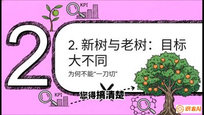 第3节：【春肥策略】开春底肥：新树&ldquo;扩版图&rdquo;，老树&ldquo;点引擎&rdquo;，课程：《柑橘底肥&ldquo;翻身账&rdquo;：从改土到高产的实战全书》