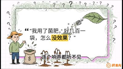 第4节（活化篇）： 土壤里的&ldquo;雇佣兵&rdquo;&mdash;&mdash;如何用菌剂以小博大，解决死棵难题，课程：《揭秘土壤的秘密：让土地帮你赚钱》#识农AI