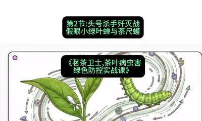 第02节：头号杀手歼灭战&mdash;&mdash;假眼小绿叶蝉与茶尺蠖，课程：《茗茶卫士&mdash;&mdash;茶叶病虫害绿色防控实战课》#识农AI