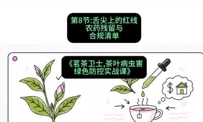 第08节：舌尖上的红线&mdash;&mdash;农药残留与合规清单，课程：《茗茶卫士&mdash;&mdash;茶叶病虫害绿色防控实战课》#识农AI